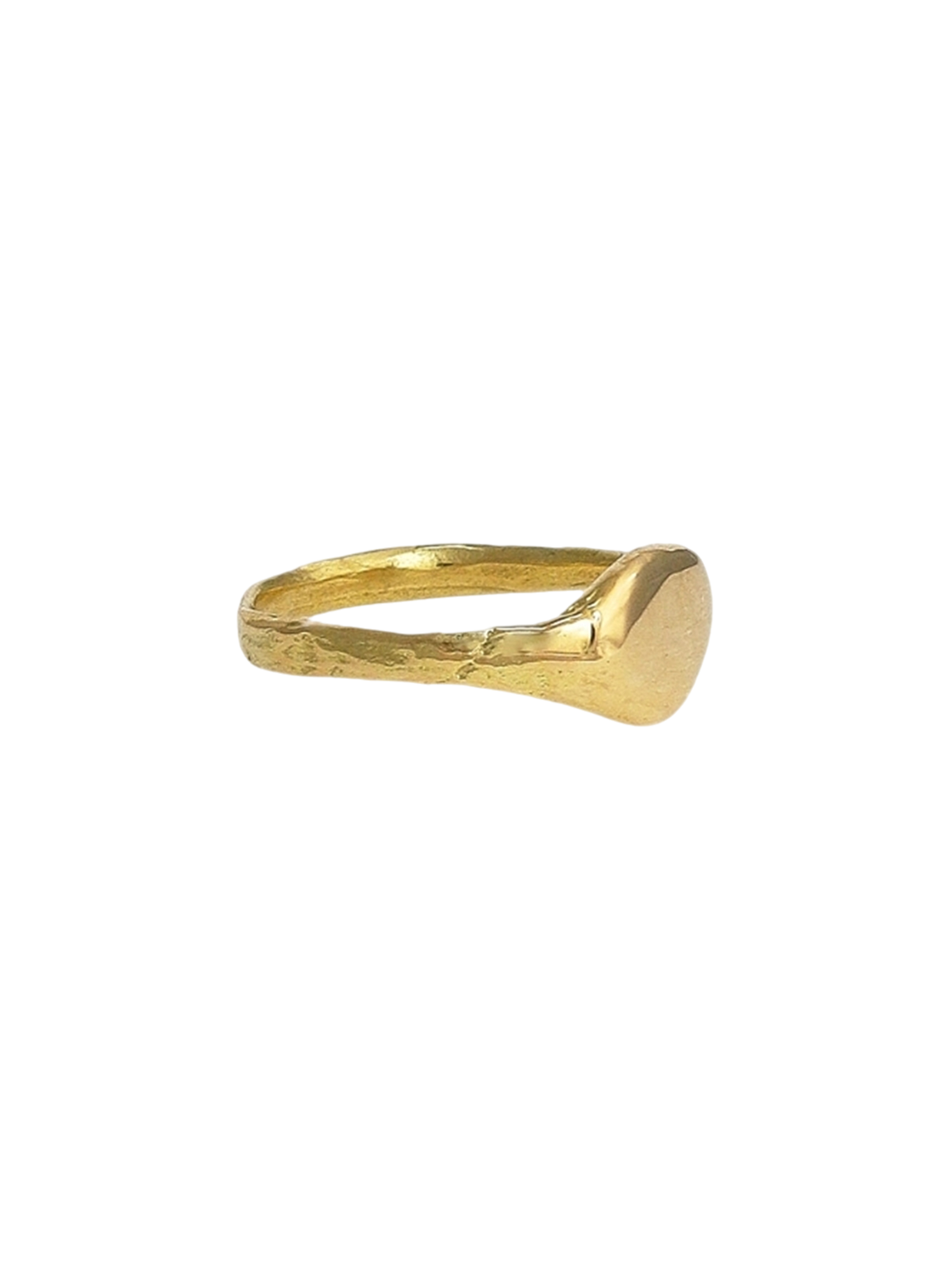 Ganymede signet ring - solid gold